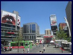 Dundas Square from the Big Bus Tour